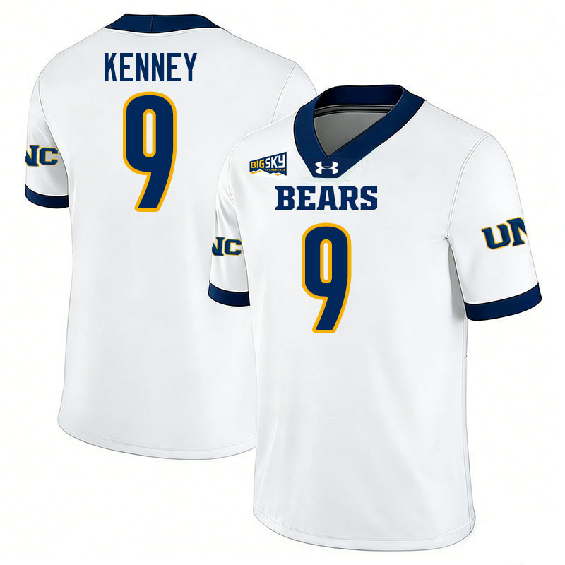 Northern Colorado Bears #9 Bill Kenney College Football Jerseys,Uniforms Stitched-White